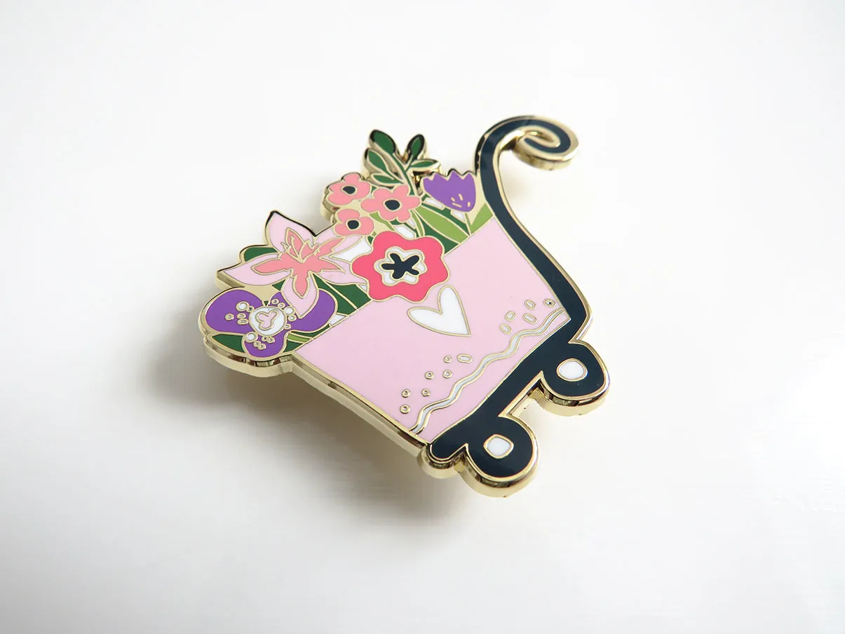 Leti Stitch 14357 Summer Flowers naaldmagneet emaille