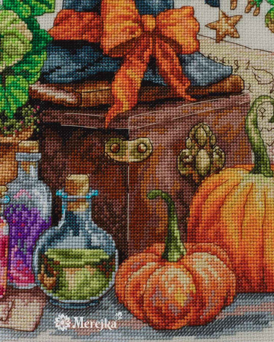 Merejka Magic Mischief borduurpakket 33x27 cm herfst