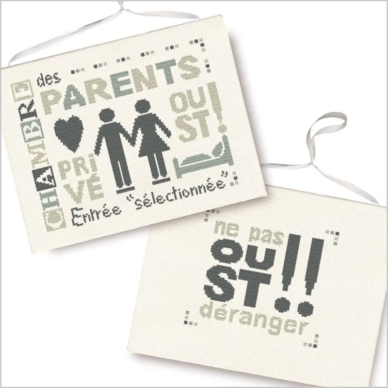 LiliPoints Parents Bedroom borduurpatroon 2 motieven