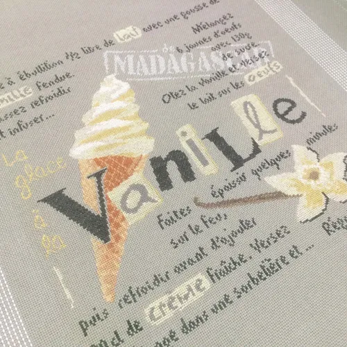 LiliPoints Vanilla Ice Cream borduurpatroon 194 steken
