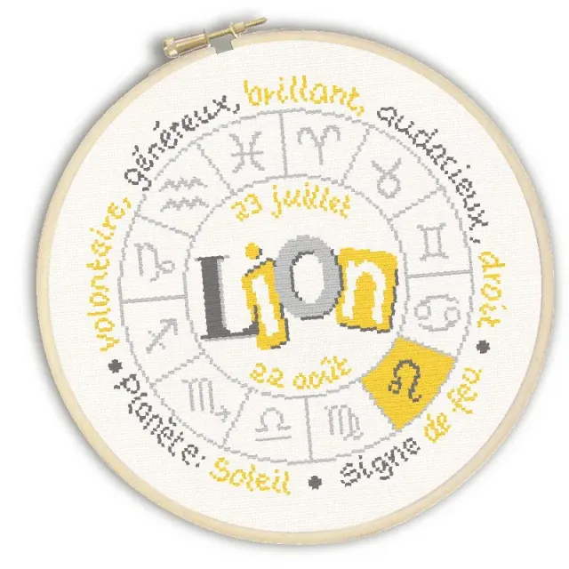 LiliPoints LEO U008 borduurpatroon 12 kleuren