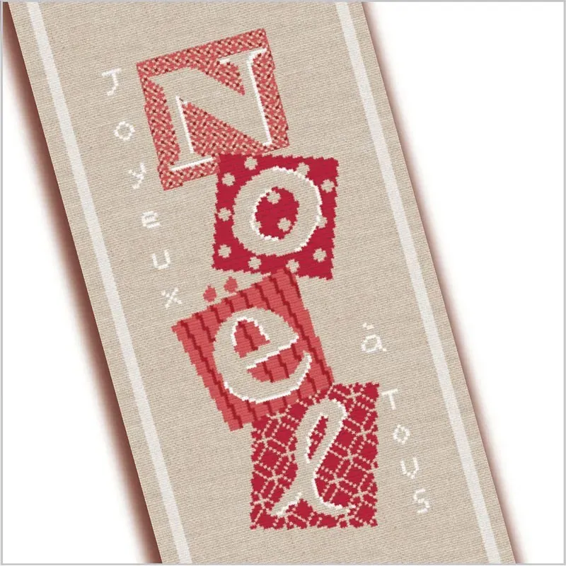 LiliPoints Christmas Banner borduurpatroon kerst