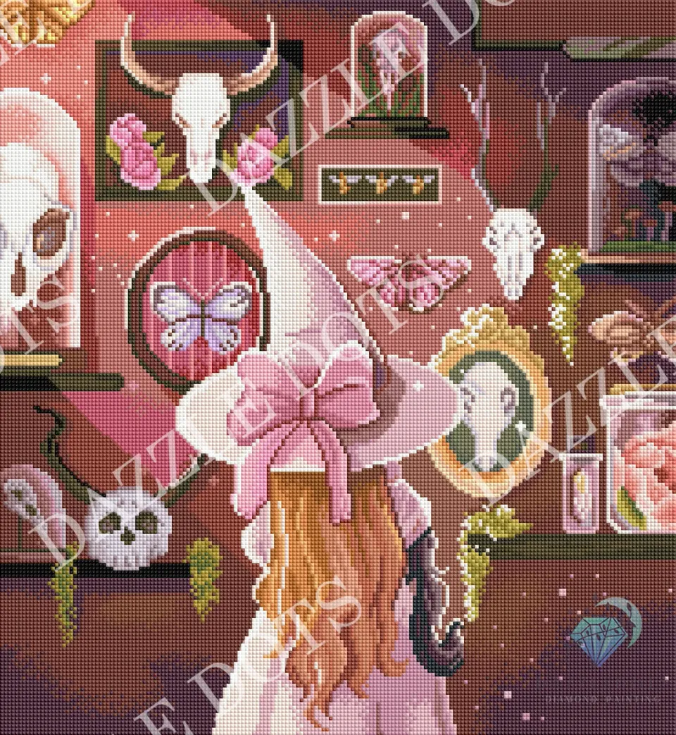 Dazzle Dots FDS-6009 Curiosity Room diamond painting fairy dust