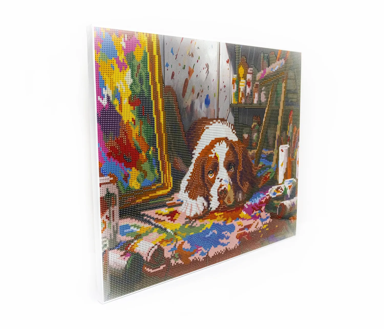 Leti Stitch Dazzle Dots 480-916 Mess-terpiece diamond painting 40x50 ingelijst