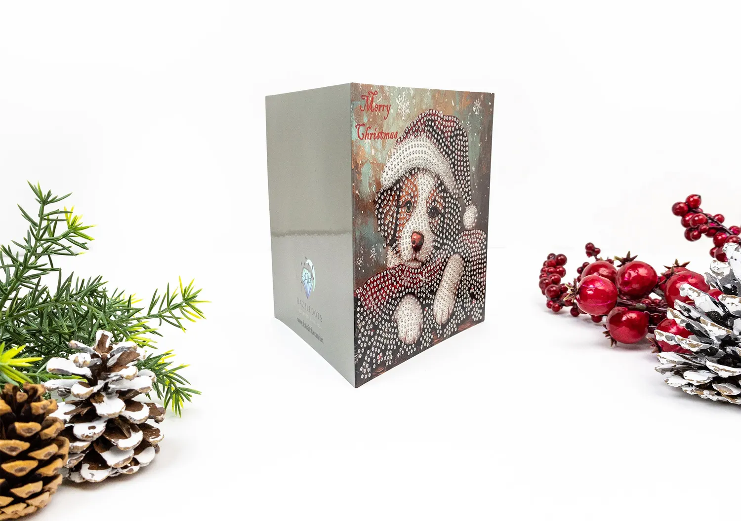 Leti Stitch Dazzle Dots 348-0923 diamond painting kerstkaarten set van 6