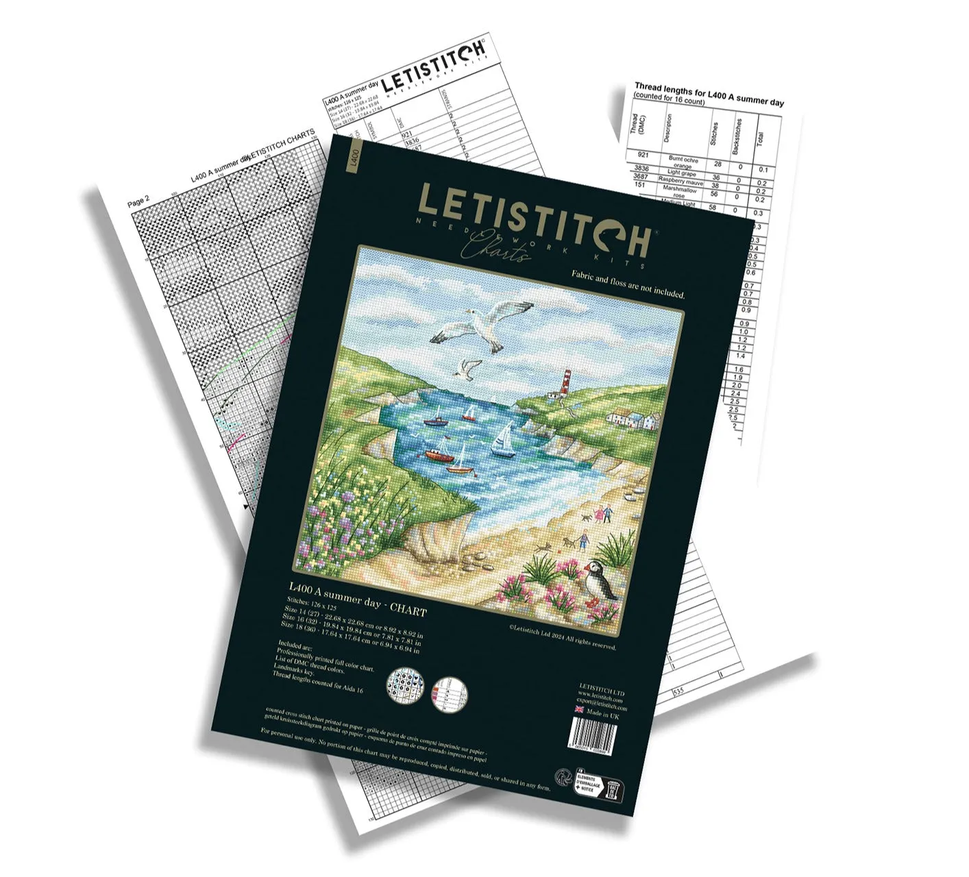 Leti Stitch L400 A Summer Day telpatroon gedrukt