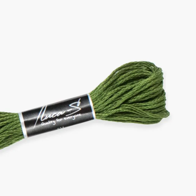 Luca-S 264 borduurgaren groen DMC 3346 8 meter