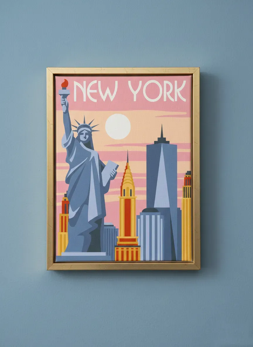 SEG Margot de Paris New York borduurstramien vrijheidsbeeld