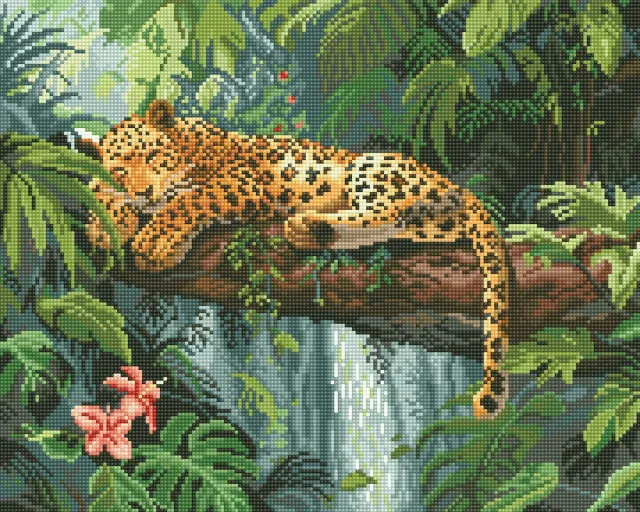 Leti Stitch L500 Jungle Nap borduurpatroon gedrukt 44 kleuren