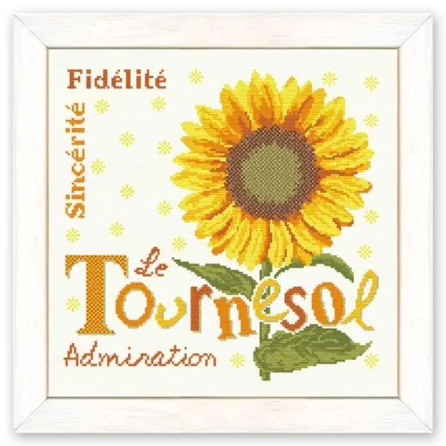 LiliPoints Sunflower borduurpatroon 151 steken