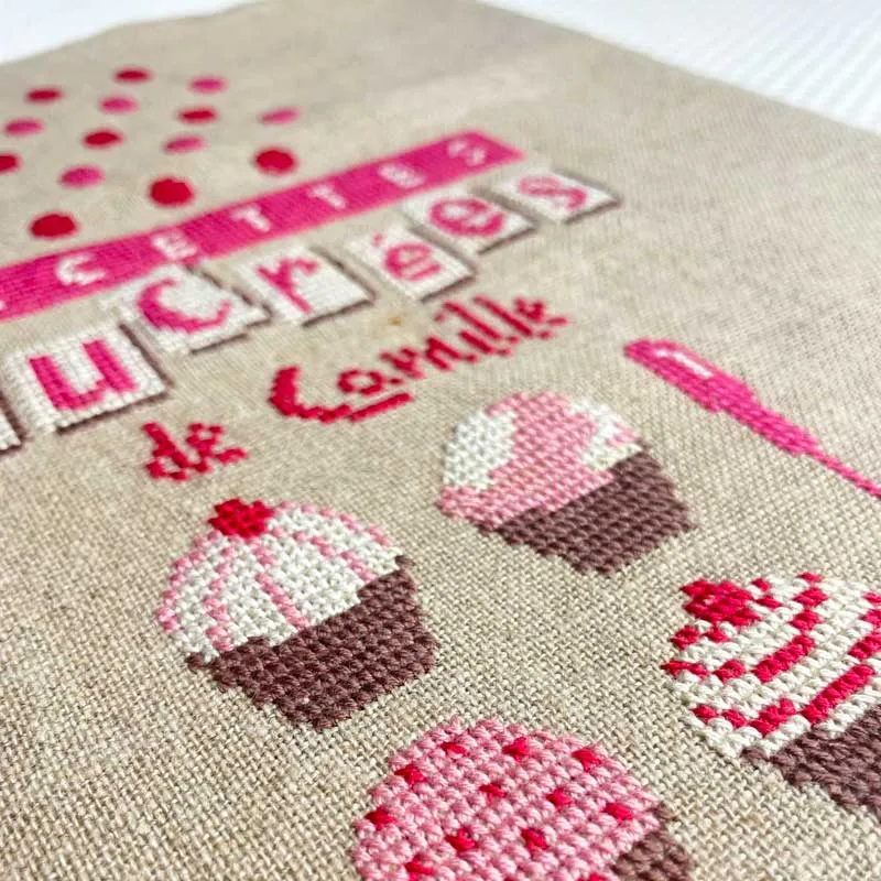 LiliPoints Sweet Recipes borduurpatroon boekomslag