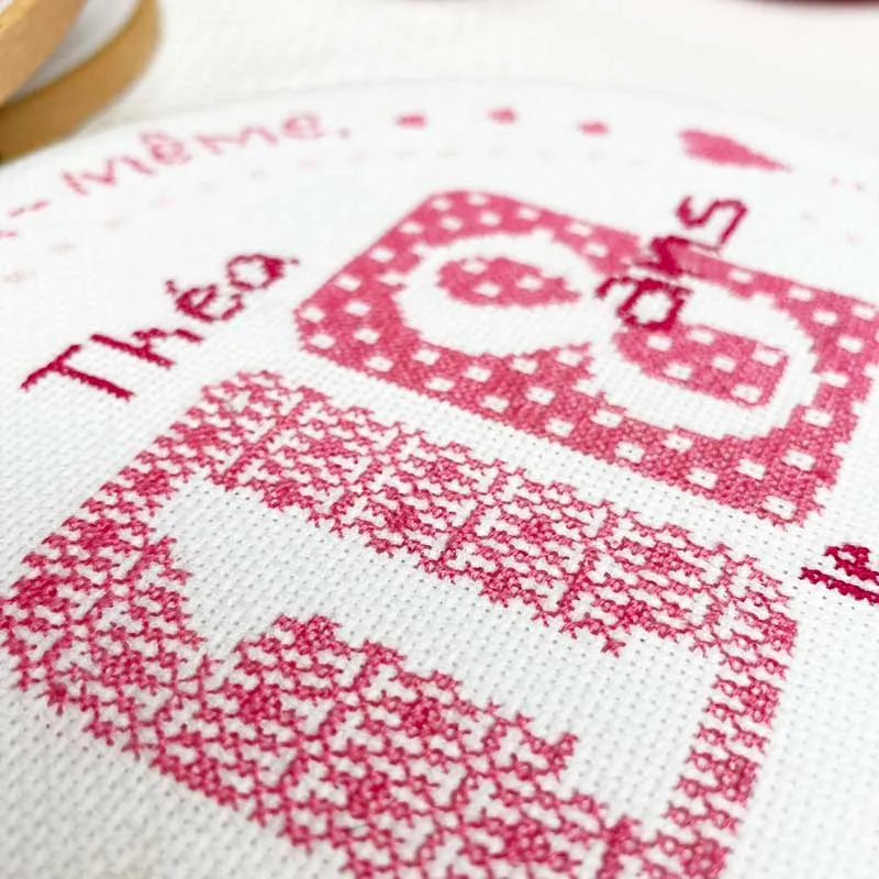LiliPoints 18 borduurpatroon rond 130 steken 8 versies