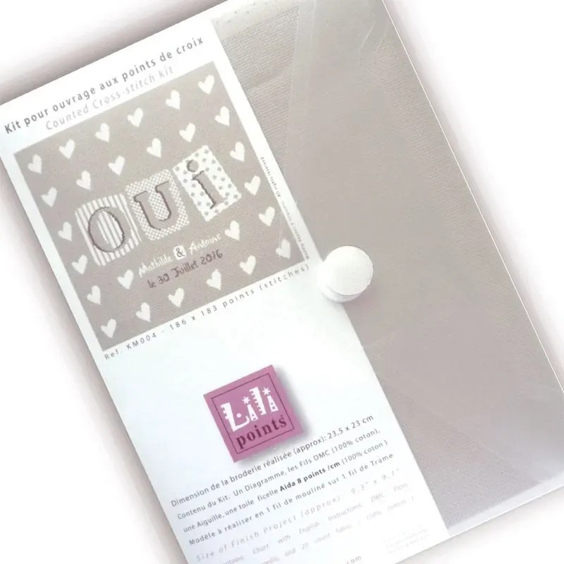 LiliPoints Marriage Yes borduurpakket complete kit trouwen