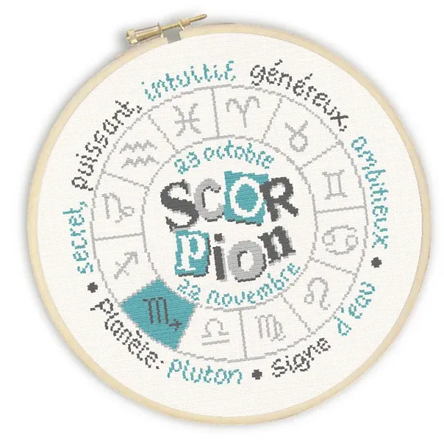 LiliPoints Scorpio U011 kruissteekpatroon schorpioen