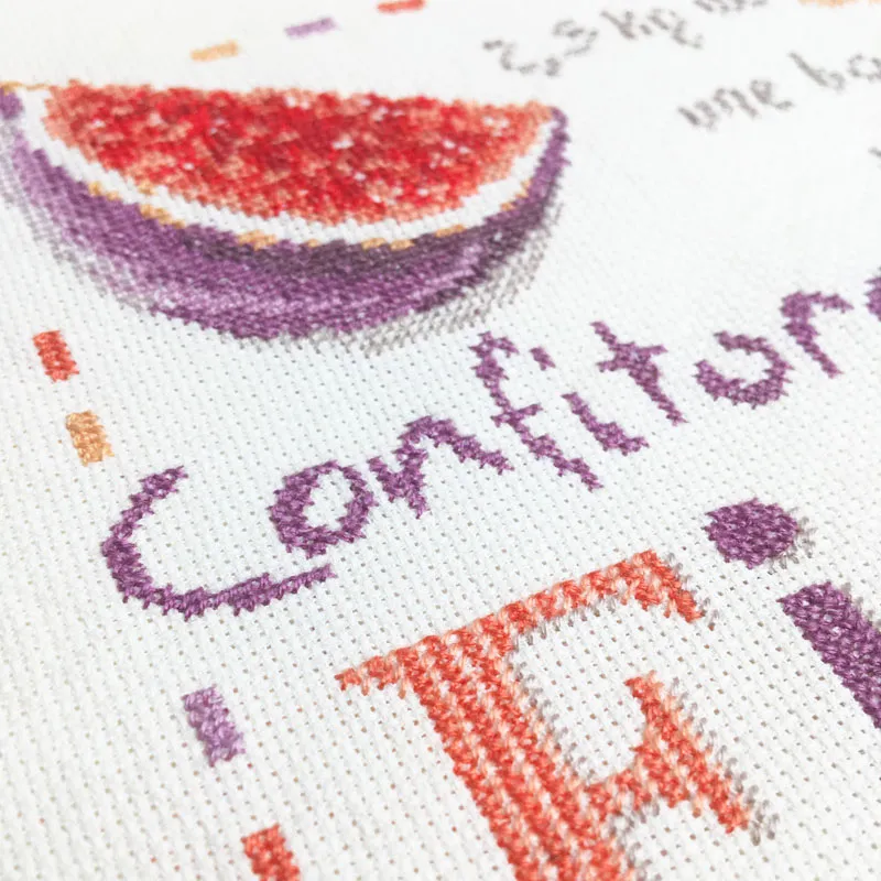LiliPoints Fig Jam borduurpatroon vijgenmotief 189 steken