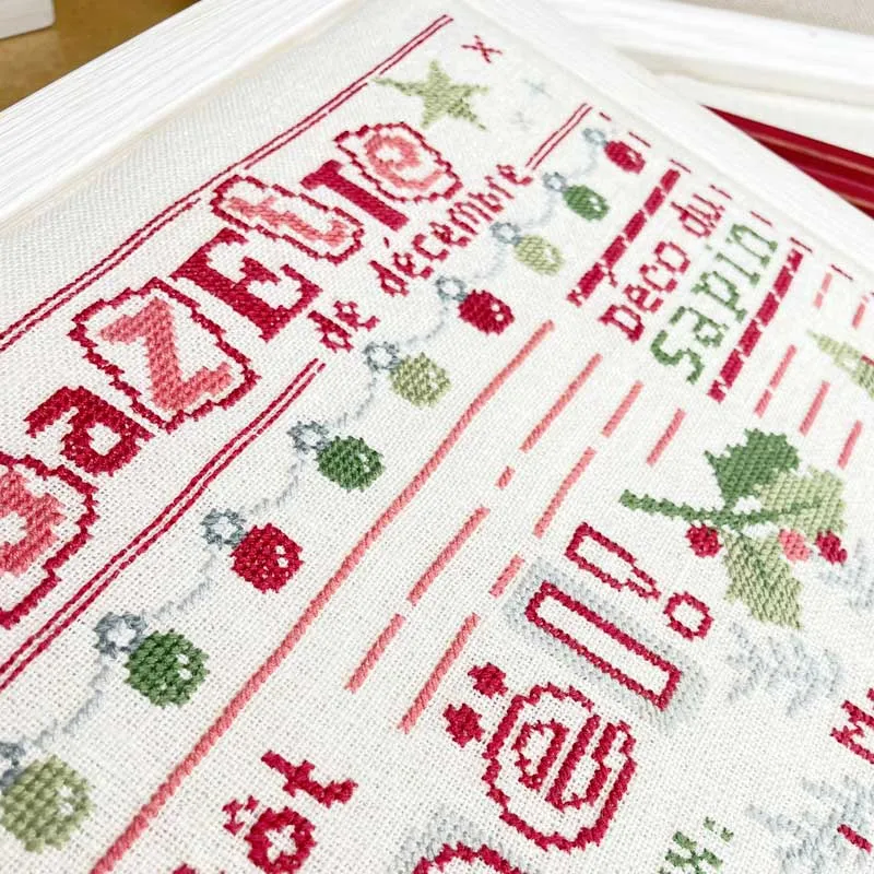 LiliPoints Christmas Gazette borduurpatroon kerst 145 steken