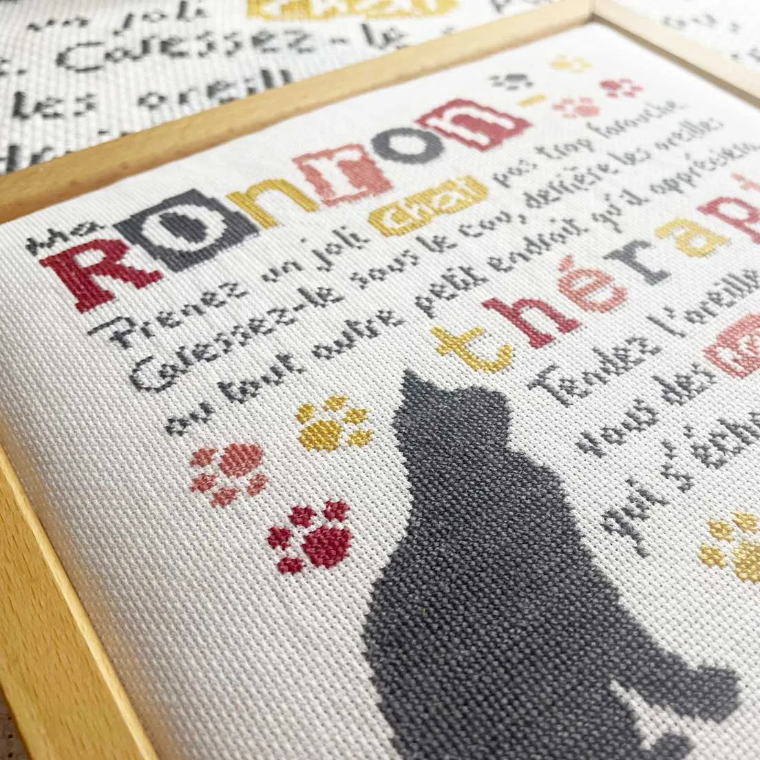 LiliPoints Cat purr therapy kruissteekpatroon 2 versies