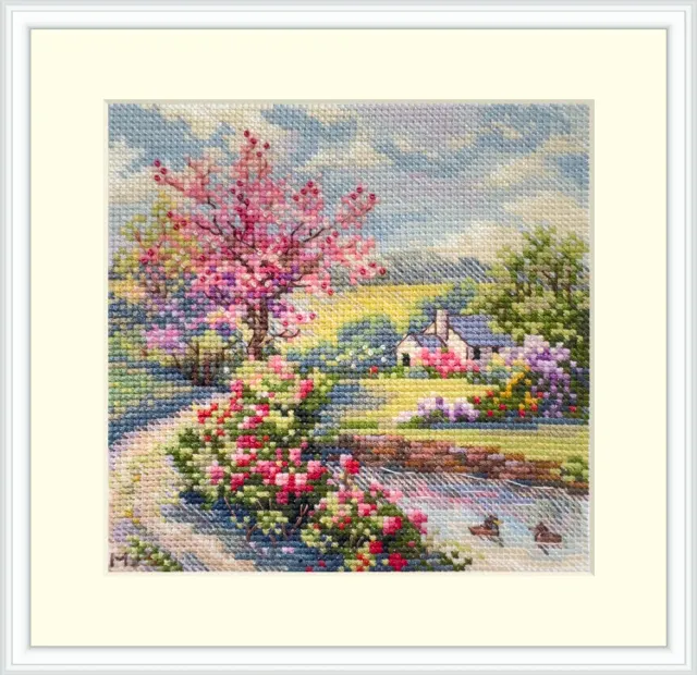 Merejka Spring borduurpakket 11,5x11,5 bloemen