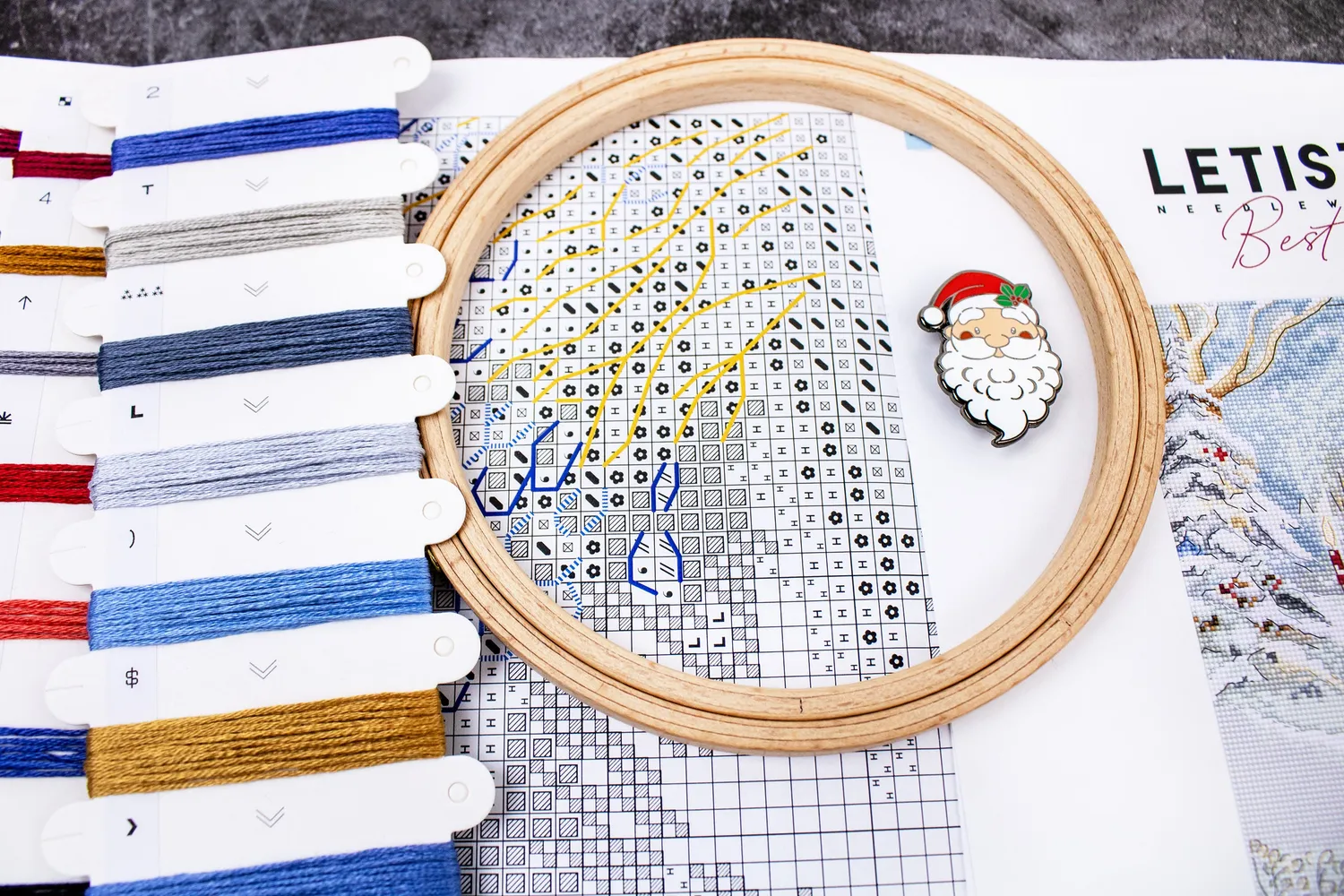 Leti Stitch L9918 Christmas Caroling kruissteek 21x27
