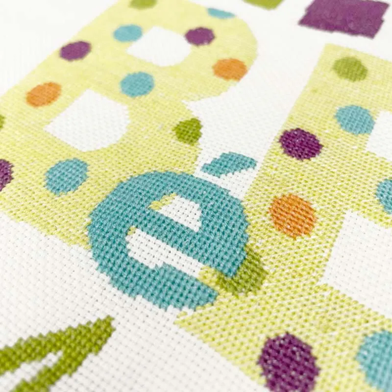 LiliPoints Baby Polka Dots kruissteekpatroon geboorte