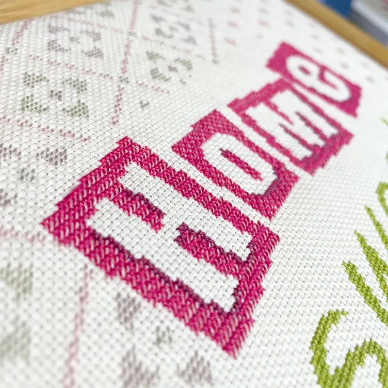 LiliPoints Home Sweet Home borduurpatroon 2 kleuren