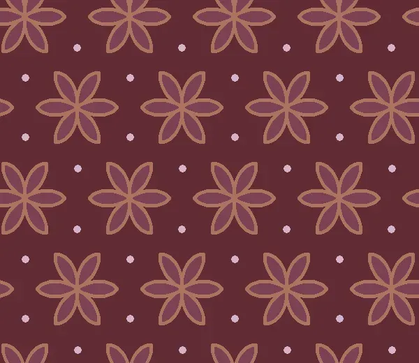 SEG Collection Privée bloemenstip stof paars 3x1,6 m