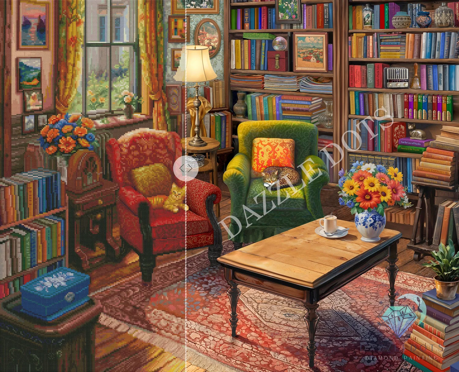 Leti Stitch Dazzle Dots LDS 7003 diamond painting 90x73