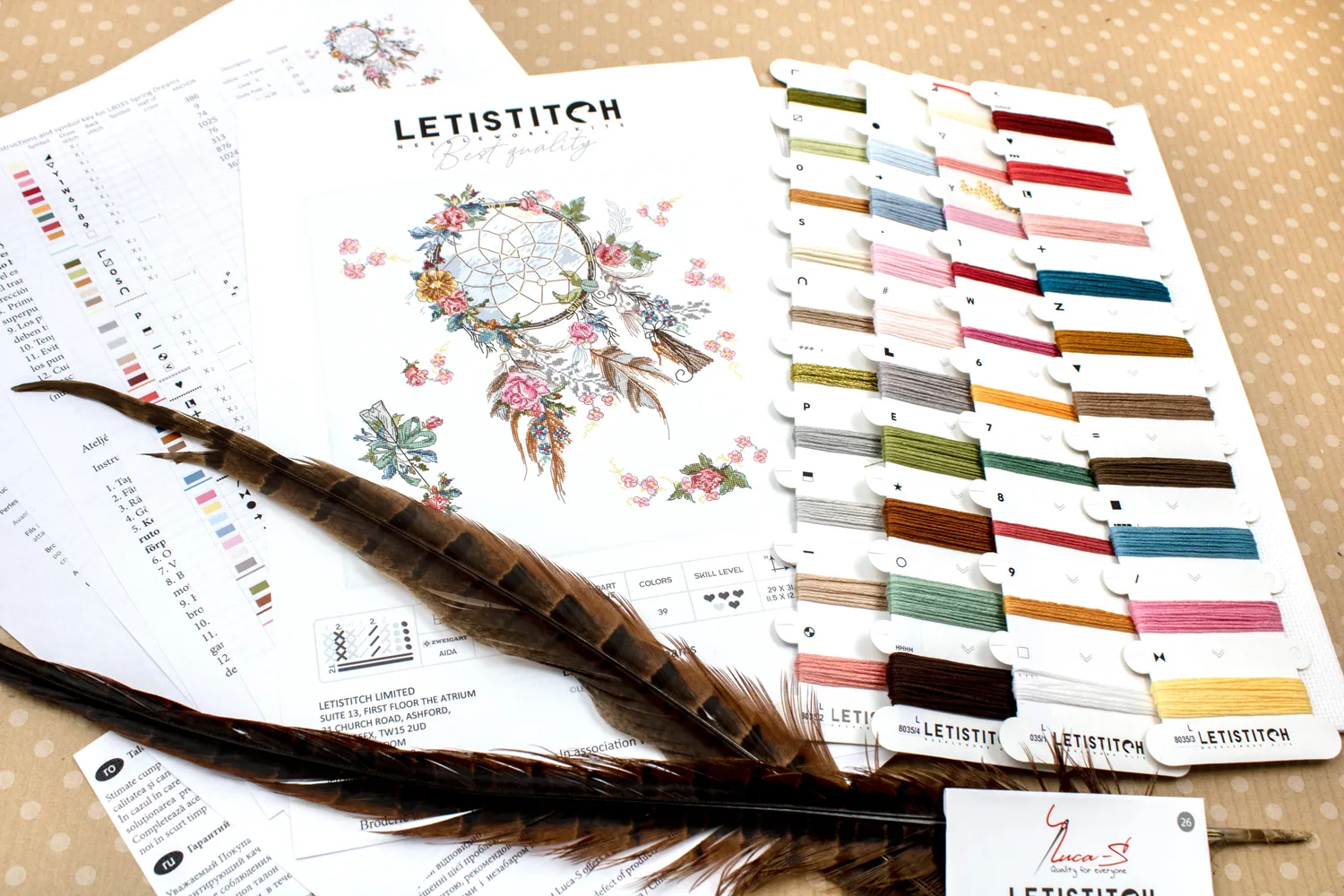 Leti Stitch L8035 Spring Dreams kruissteekpakket kralen