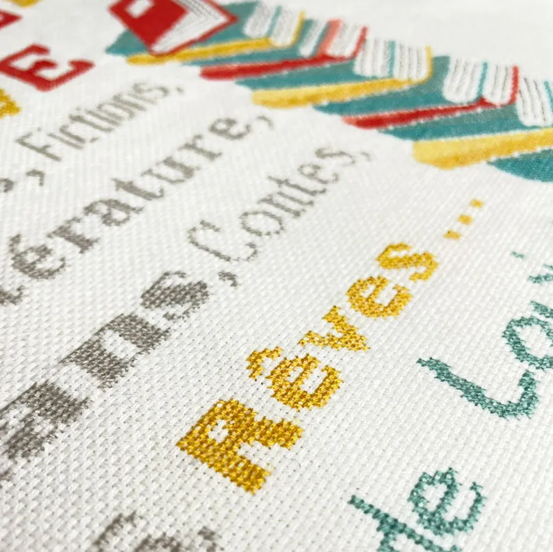 LiliPoints Bibliothèque Bag borduurpatroon tas