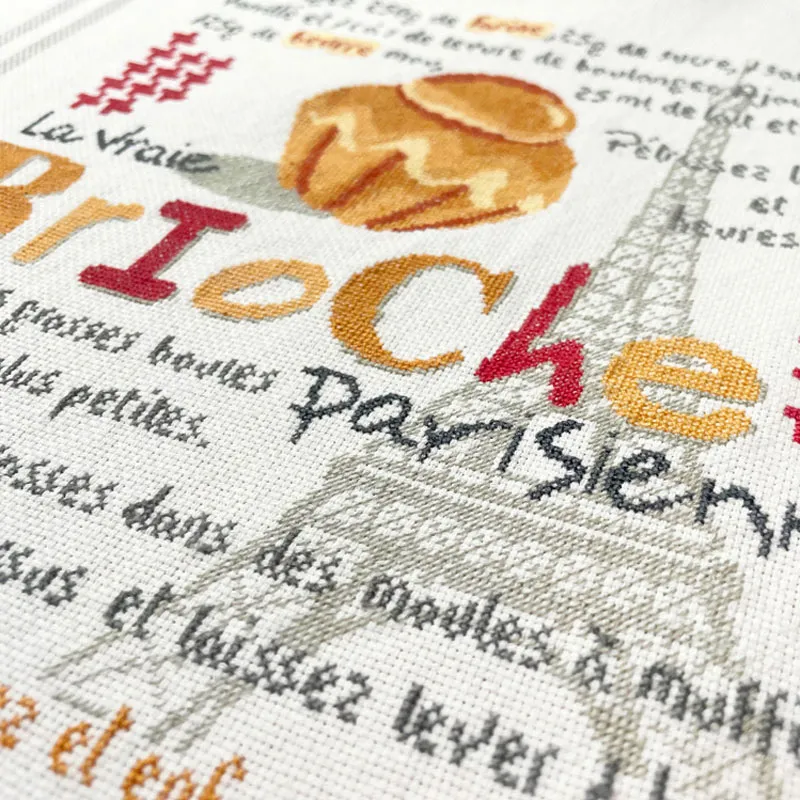 LiliPoints G054 Parisian brioche kruissteekpatroon