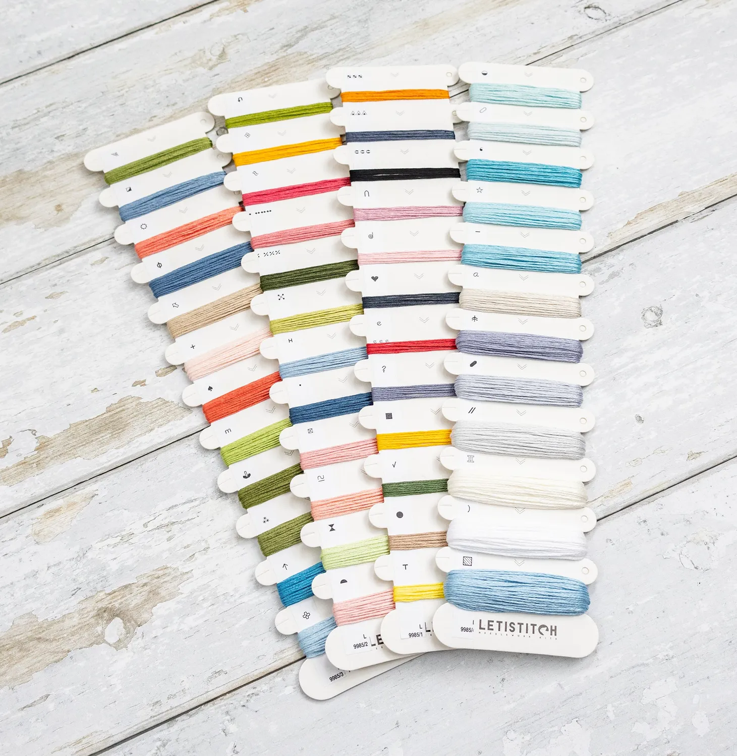 Leti Stitch L9985 Beach Bliss borduurpakket Aida 24x19 cm