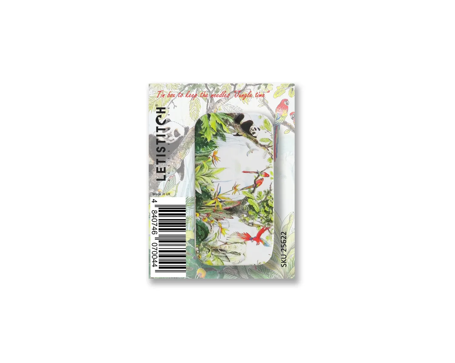 Leti Stitch Jungle Time 25622 naaldenblikje met magneet