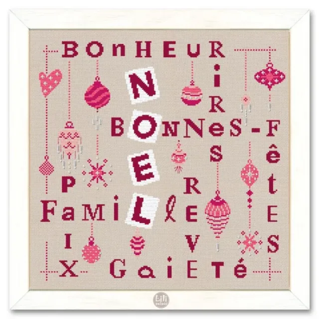 LiliPoints Happy Holidays borduurpatroon met kralen