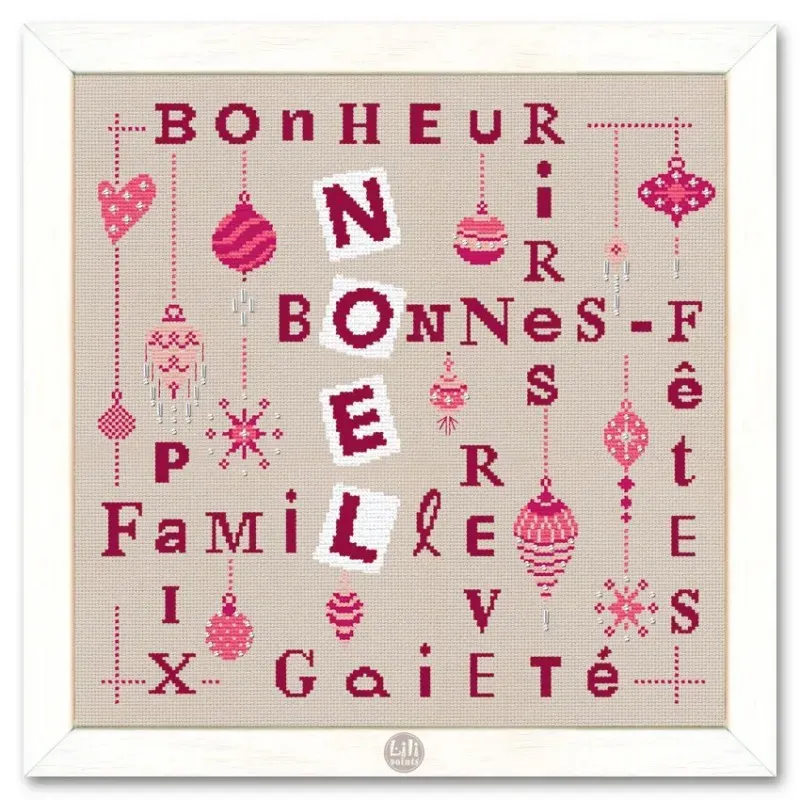 LiliPoints Happy Holidays borduurpatroon met kralen