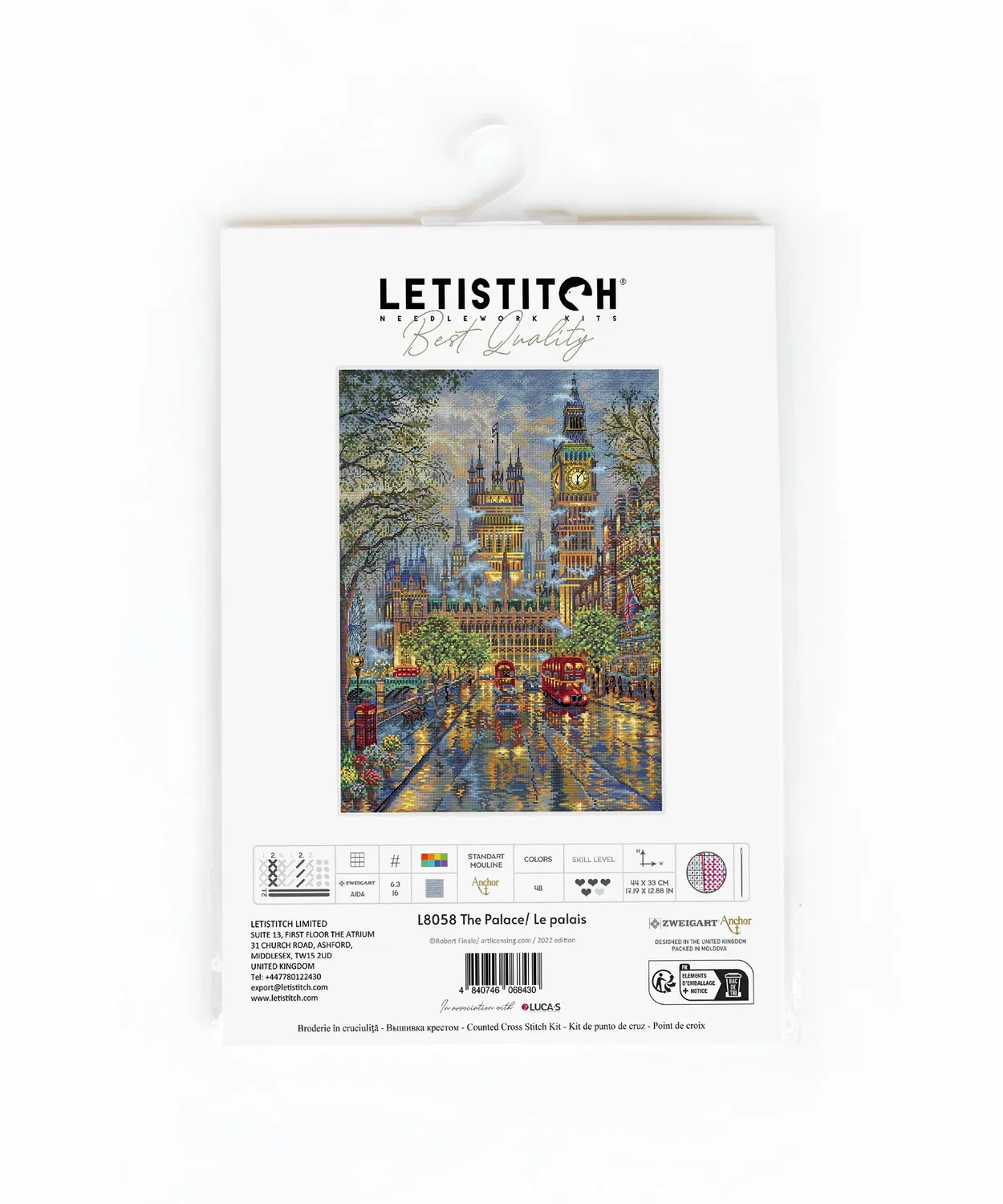 Leti Stitch L8058 The Palace borduurpakket paleis