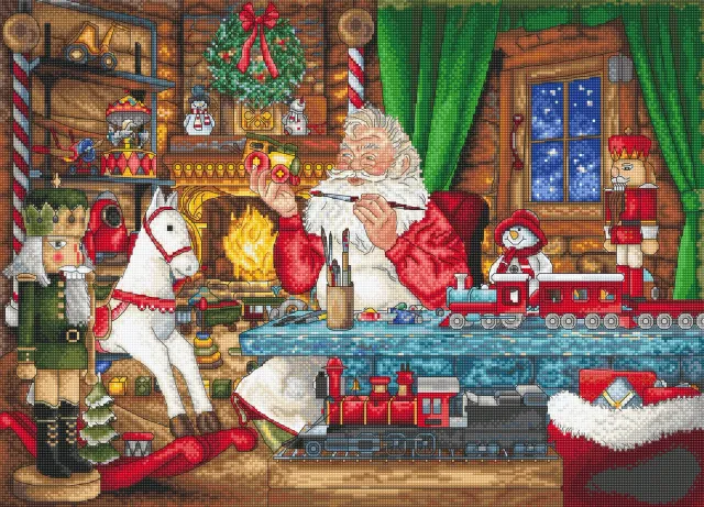 Leti Stitch L8074 Christmas kruissteekpakket 42x30