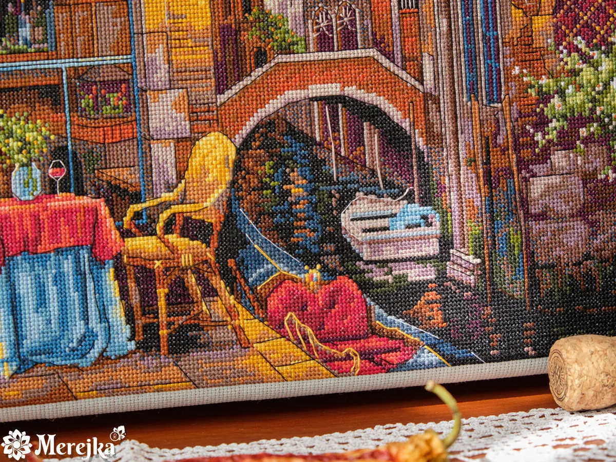 Merejka Our Special Place in Venice borduurpakket 30x40