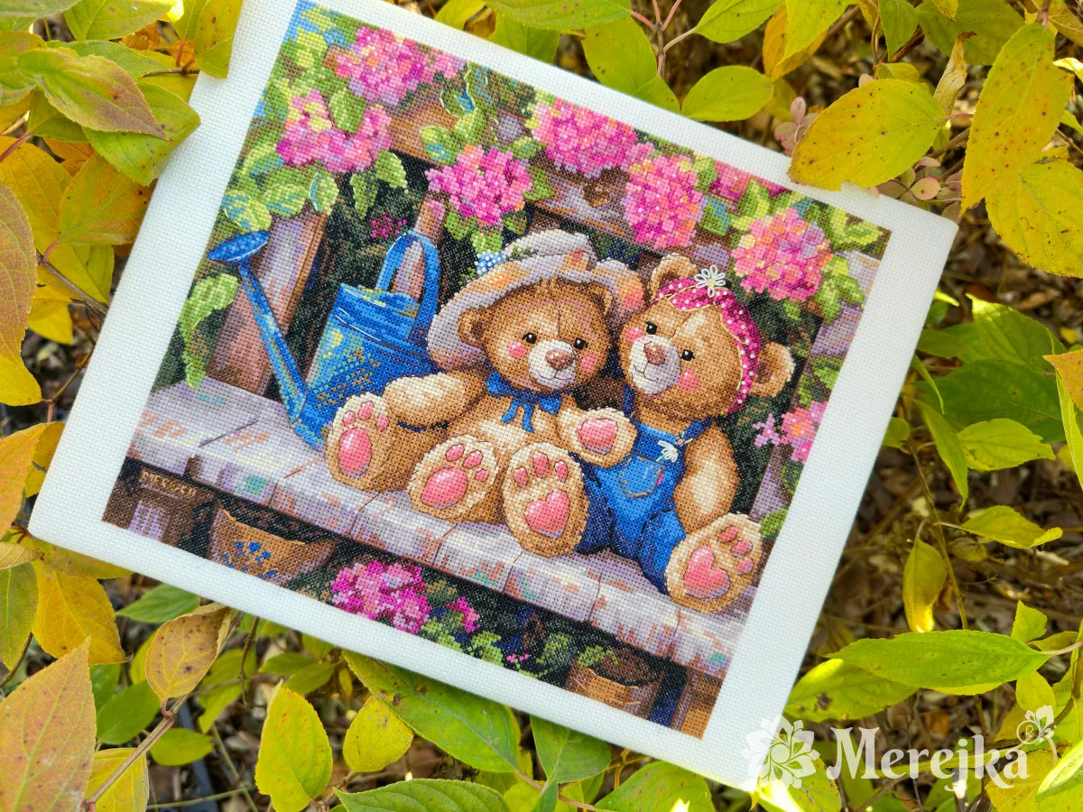 Merejka Garden Friends borduurpakket 21x24,5