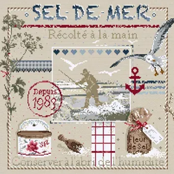Madame la Fée Sel de Mer kruissteekpatroon pdf 206x181