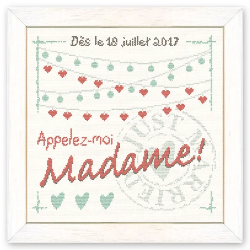 LiliPoints Call me Madame borduurpakket kit 20 count