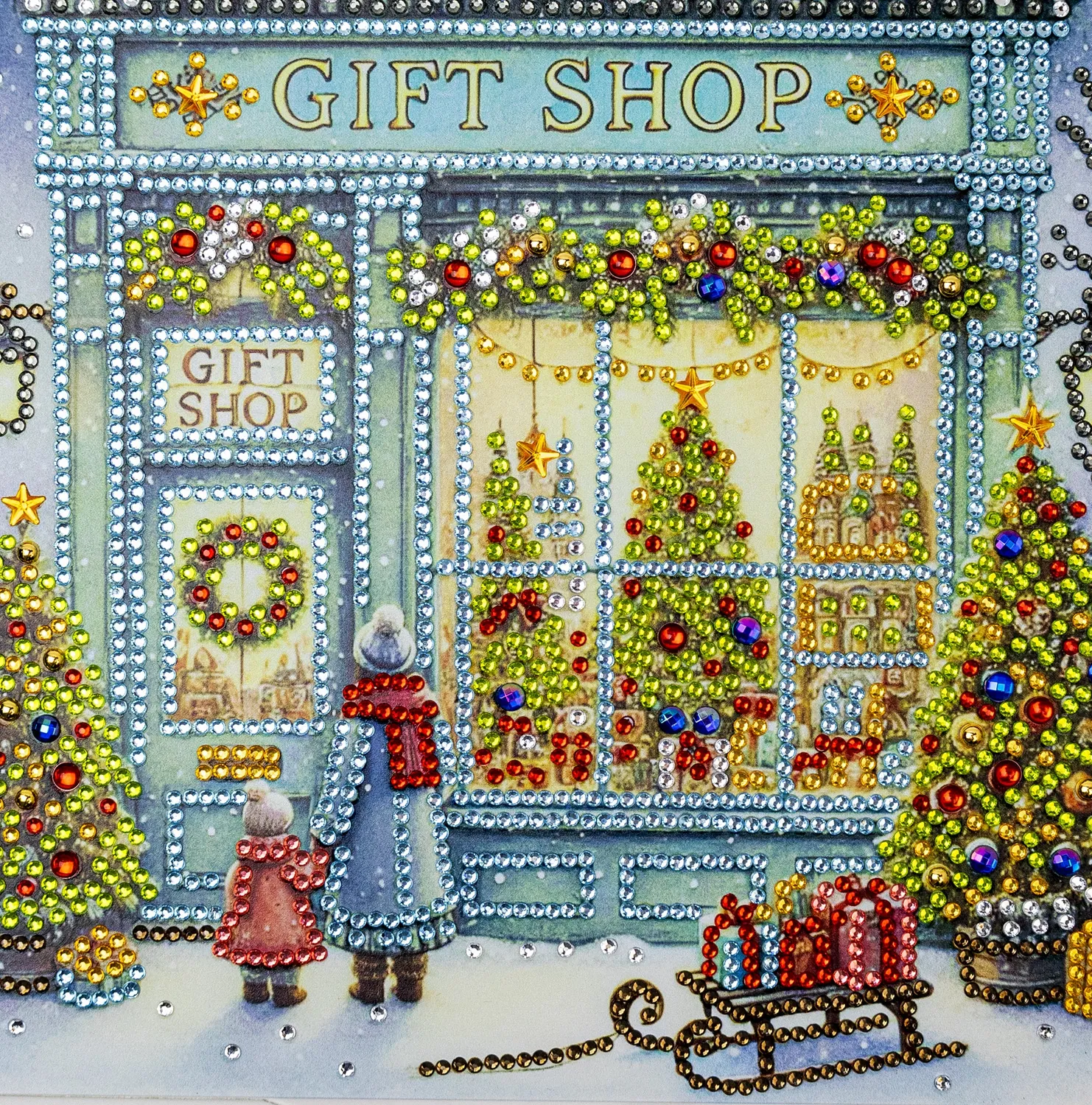 Leti Stitch Dazzle Dots 481-395 Holiday Joy diamond painting 24 cm