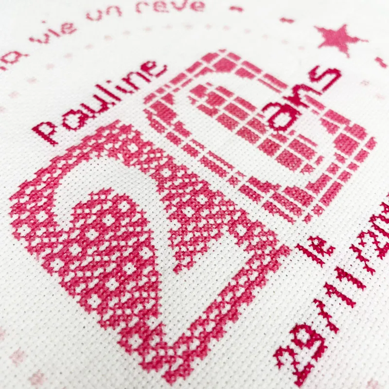 LiliPoints 20 borduurpatroon rond 132 steken