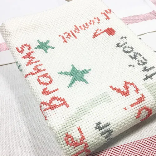 LiliPoints Baby Blanket Brahms patroon 2 versies