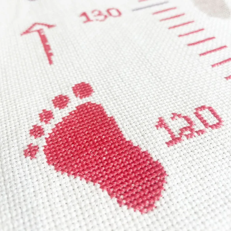 LiliPoints Baby growth chart groeimeter patroon alfabet