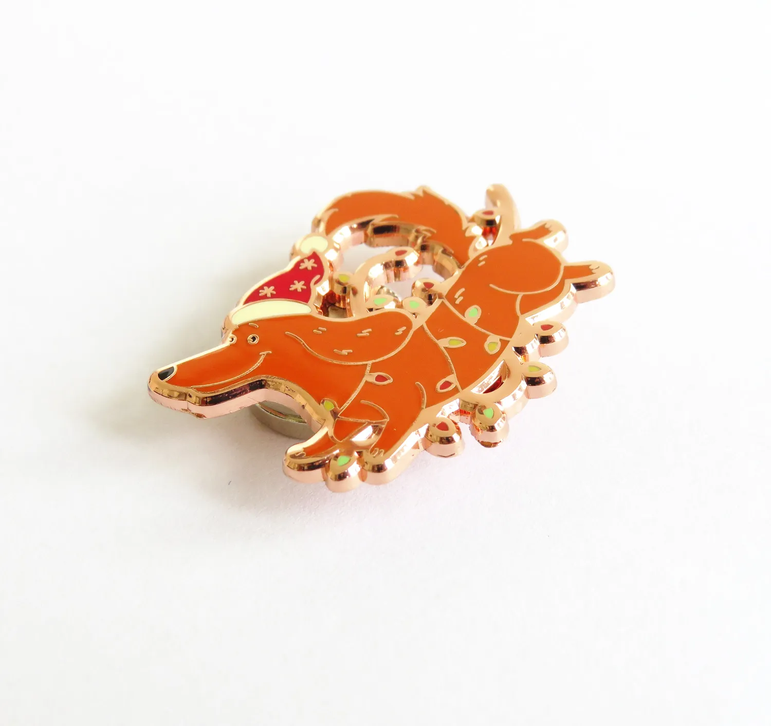 Leti Stitch Playful Dachshund naaldmagneet 4 cm