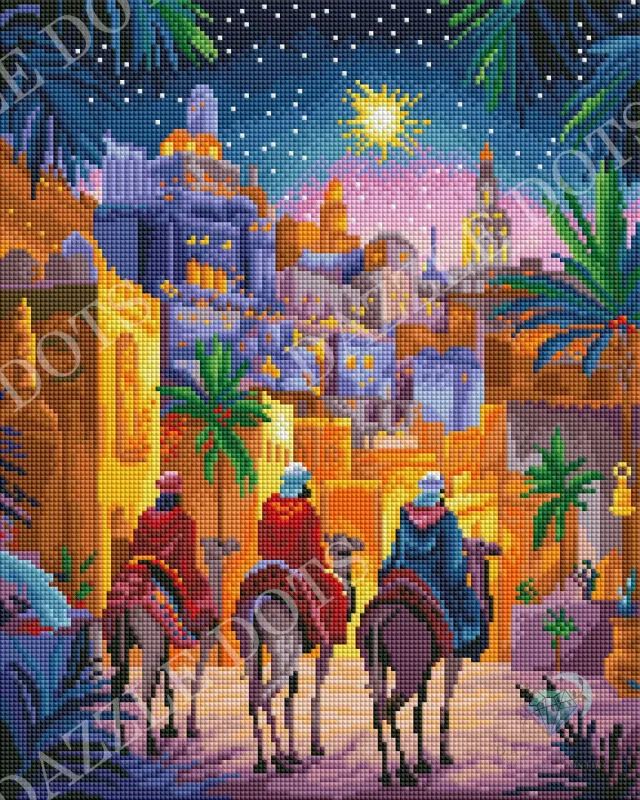 Leti Stitch Dazzle Dots LDS 7013 Three Kings diamond painting 52 kleuren