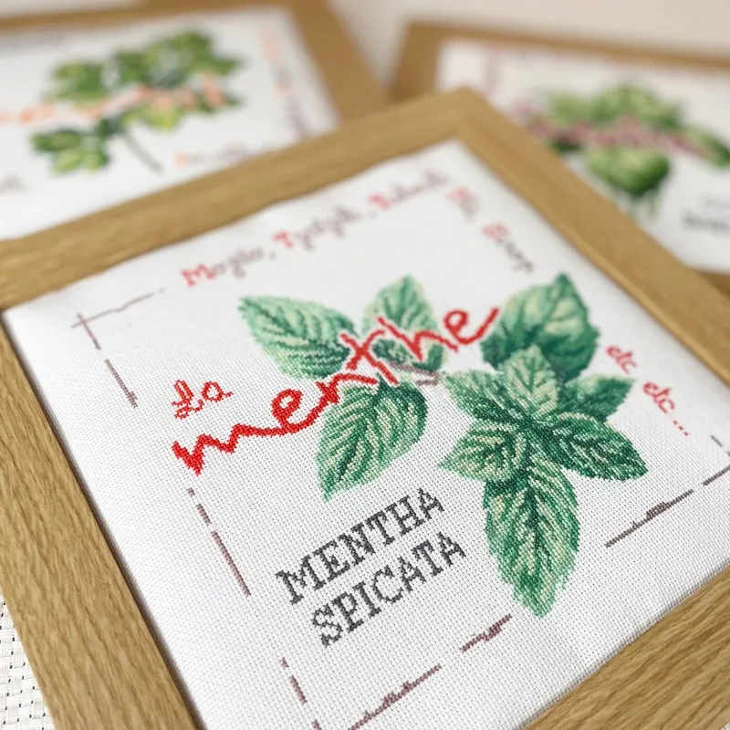 LiliPoints La Menthe kruissteekpatroon munt J027