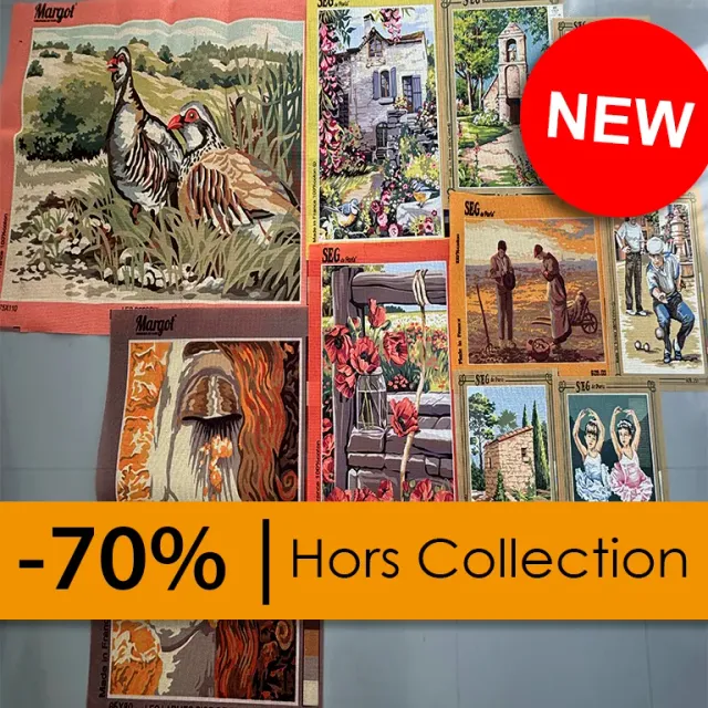 SEG 1673 borduurcanvas set 10 stuks