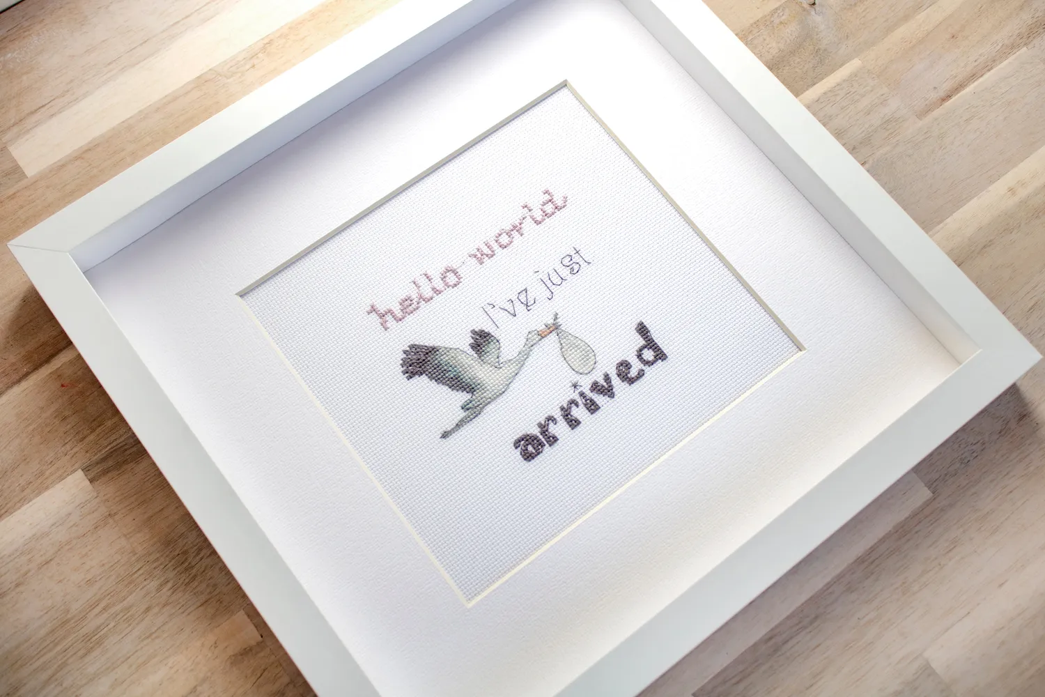 Leti Stitch LETI 931 A Gift for a Newborn borduurpakket baby