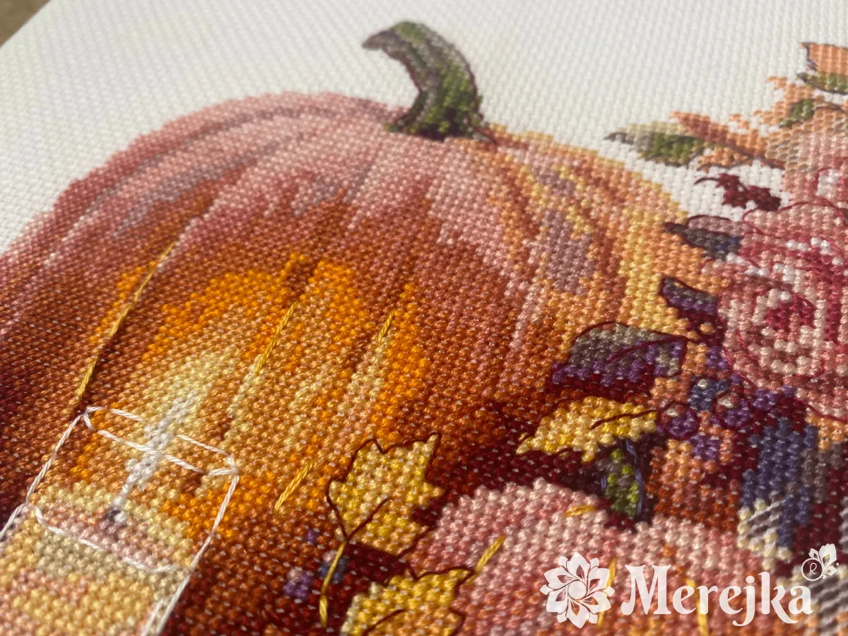 Merejka Still Life with Pumpkins borduurpakket herfst